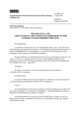 Beschluss Nr. 1324 des Ständigen Rates