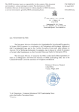 Response by the Delegation of Iceland to the Questionnaire on Anti-Personnel Mines and Explosive Remnants of War