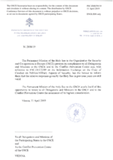 Response by the Delegation of the Holy See to the Questionnaire on the Code of Conduct on Politico-Military Aspects of Security Response by the Delegation of the Holy See to the Questionnaire on the Code of Conduct on Politico-Military Aspects of Security