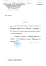 Response by the Delegation of Monaco to the Questionnaire on the Code of Conduct on Politico-Military Aspects of Security