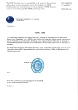 Response by the Delegation of Finland to the Questionnaire on the Code of Conduct on Politico-Military Aspects of Security Response by the Delegation of Finland to the Questionnaire on the Code of Conduct on Politico-Military Aspects of Security