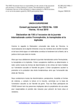 Déclaration de l’UE à l’occasion de la journée internationale contre l’homophobie, la transphobie et la biphobie