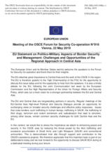 Statement by the Romanian EU Presidency in response to the presentations by Mr. J. Holland and by Ms. V. Goncharova