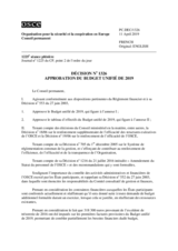 Décision No 1326 du Conseil permanent