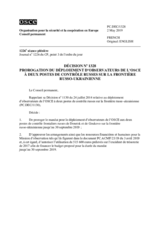 Décision No 1328 du Conseil permanent