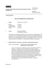 Journal der 1226. Plenarsitzung des Ständigen Rates 