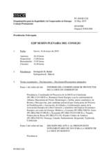 Diario de la 1228ª Sesión plenaria del Consejo Permanente 