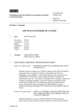 Journal de la 1230ème séance plénière du Conseil