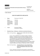 Journal der 1230. Plenarsitzung des Ständigen Rates 