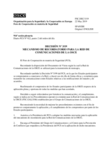 Decisión Nº 3/19 del Foro de Cooperación en materia de Seguridad