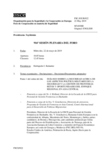 Diario de la 916ª Sesión plenaria del Foro de Cooperación en materia de Seguridad  