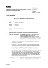 Journal der 916. Plenarsitzung des Forums