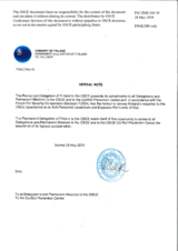 Response by the Delegation of Finland to the Questionnaire on Anti-Personnel Mines and Explosive Remnants of War