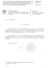Response by the Delegation of the Czech Republic to the Questionnaire on Anti-Personnel Mines and Explosive Remnants of War Response by the Delegation of the Czech Republic to the Questionnaire on Anti-Personnel Mines and Explosive Remnants of War