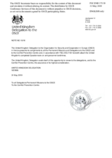 Response by the Delegation of the United Kingdom to the Questionnaire on Anti-Personnel Mines and Explosive Remnants of War Response by the Delegation of the United Kingdom to the Questionnaire on Anti-Personnel Mines and Explosive Remnants of War