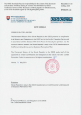 Response by the Delegation of Slovakia to the Questionnaire on Anti-Personnel Mines and Explosive Remnants of War Response by the Delegation of Slovakia to the Questionnaire on Anti-Personnel Mines and Explosive Remnants of War