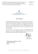 Response by the Delegation of Andorra to the Questionnaire on Anti-Personnel Mines and Explosive Remnants of War