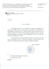 Information Exchange by the Delegation of Germany on Conventional Arms Transfer Information Exchange by the Delegation of Germany on Conventional Arms Transfer