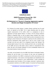 Statement by the Romanian EU Presidency on Russia’s ongoing aggression against Ukraine and illegal occupation of Crimea
