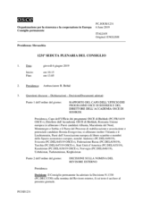 Giornale della 1231a Seduta plenaria del Consiglio permanente