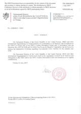 Information Exchange by the Delegation of the Czech Republic on Conventional Arms Transfer Information Exchange by the Delegation of the Czech Republic on Conventional Arms Transfer