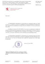 Response by the Delegation of Luxembourg to the Questionnaire on Participating States’ Policy and/or National Practices and Procedures for the Export of Conventional Arms and Related Technology Response by the Delegation of Luxembourg to the Questionnaire on Participating States’ Policy and/or National Practices and Procedures for the Export of Conventional Arms and Related Technology