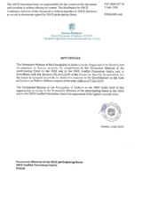 Response by the Delegation of Andorra to the Questionnaire on the Code of Conduct on Politico-Military Aspects of Security