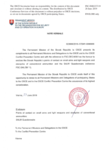 Response by the Delegation of Slovakia to the Small Arms and Light Weapons Questionnaire