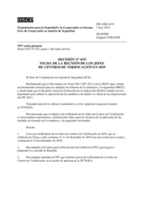 Decisión Nº 4/19 del Foro de Cooperación en materia de Seguridad