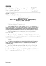 Forum for Security Co-operation Decision No. 4/19