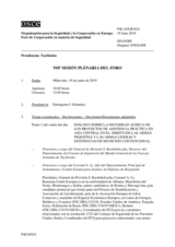 Diario de la 918ª Sesión plenaria del Foro de Cooperación en materia de Seguridad  