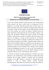 Statement by the Romanian EU Presidency on the situation in and around Ukraine
