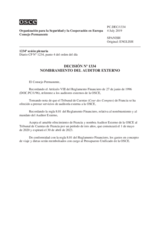 Decisión Nº 1334 del Consejo Permanente