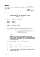 Journal der 1240. Sondersitzung des Ständigen Rates