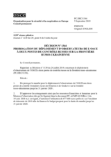 Décision No 1344 du Conseil permanent