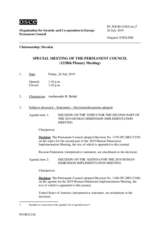 Journal of the 1238th Special Plenary Meeting of the Permanent Council