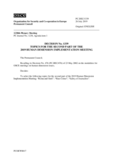 Permanent Council Decision No. 1339