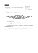 Décision No 1340 du Conseil permanent