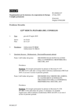 Giornale della 1237a Seduta plenaria del Consiglio permanente