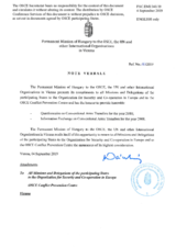 Response by the Delegation of Hungary to the Questionnaire on Participating States’ Policy and/or National Practices and Procedures for the Export of Conventional Arms and Related Technology Response by the Delegation of Hungary to the Questionnaire on Participating States’ Policy and/or National Practices and Procedures for the Export of Conventional Arms and Related Technology