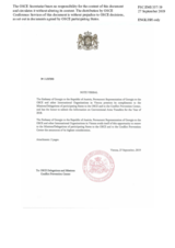 Information Exchange by the Delegation of Georgia on Conventional Arms Transfer Information Exchange by the Delegation of Georgia on Conventional Arms Transfer