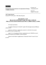 Decisione N.1347 del Consiglio permanente