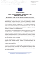 Statement by the Finnish EU Presidency on the situation in and around Ukraine