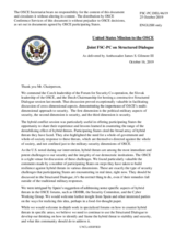Statement by the Delegation of the United States of America on the report by the Chairperson of the Informal Working Group on the Structured Dialogue