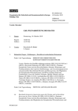 Journal der 1243. Plenarsitzung des Ständigen Rates 