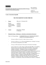 Journal der 928. Plenarsitzung des Forums