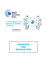 Speakers and Moderators