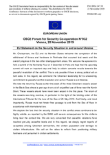 Statement by the Finnish EU Presidency on the situation in and around Ukraine