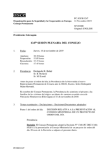 Diario de la 1247ª Sesión plenaria del Consejo Permanente 