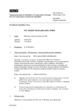 Diario de la 932ª Sesión plenaria del Foro de Cooperación en materia de Seguridad  